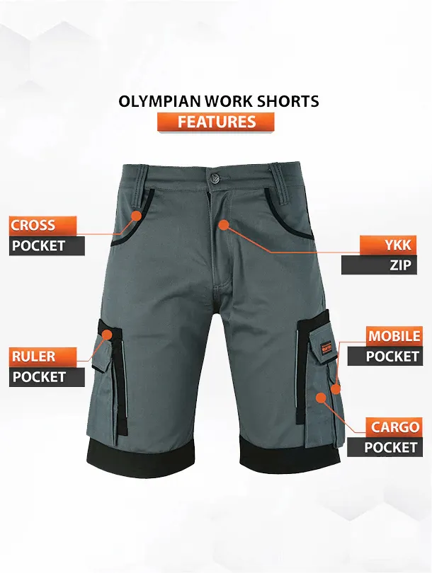 WrightFits Olympian Work Shorts